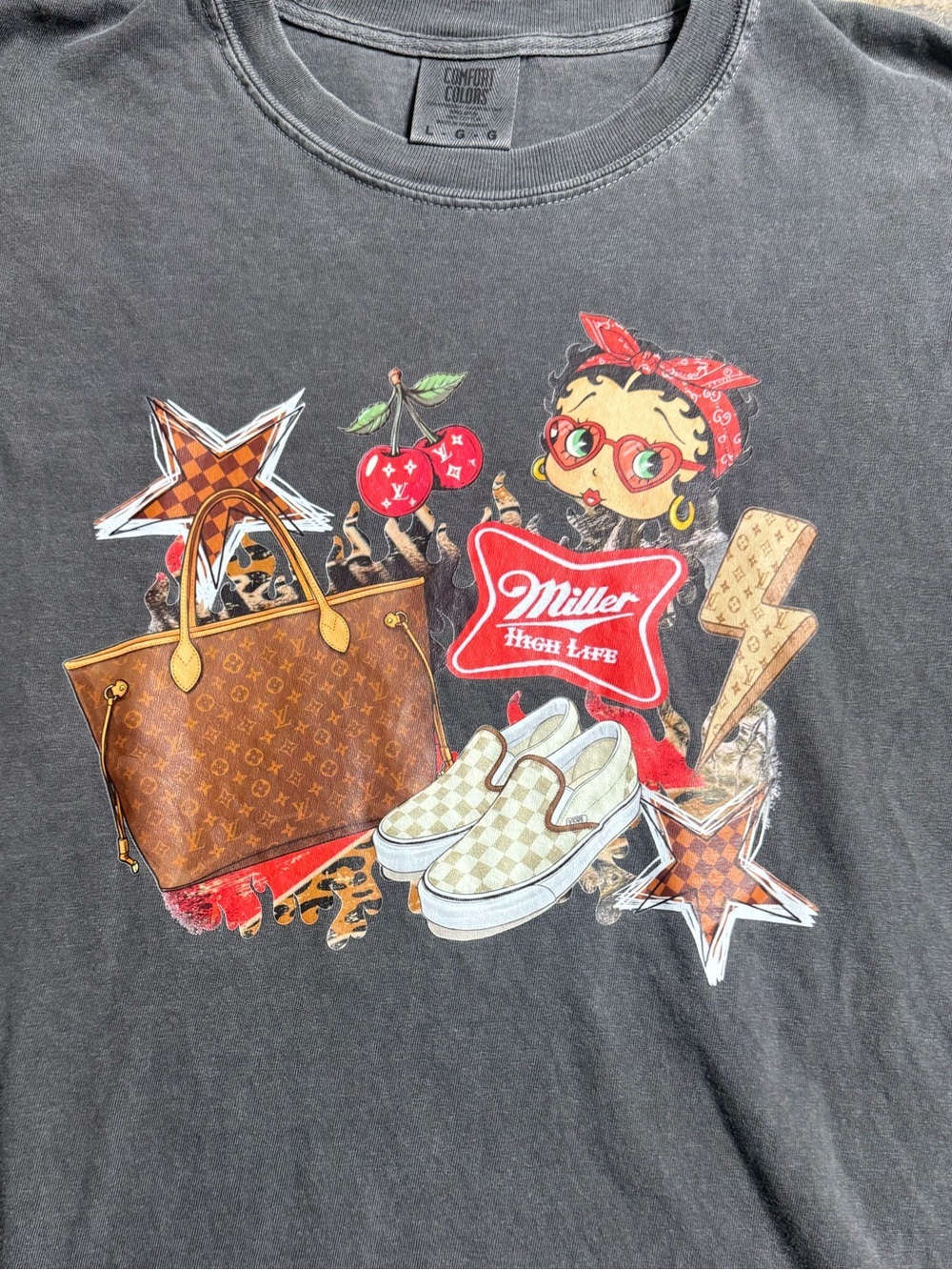 Comfort Colors pepper boujee Graphic Short Sleeve Tee - Picture 4 of 6